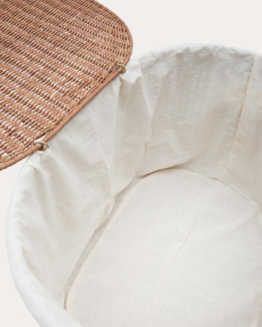 Indali set of 2 rattan baskets, Ø 50 cm / Ø 55 cm