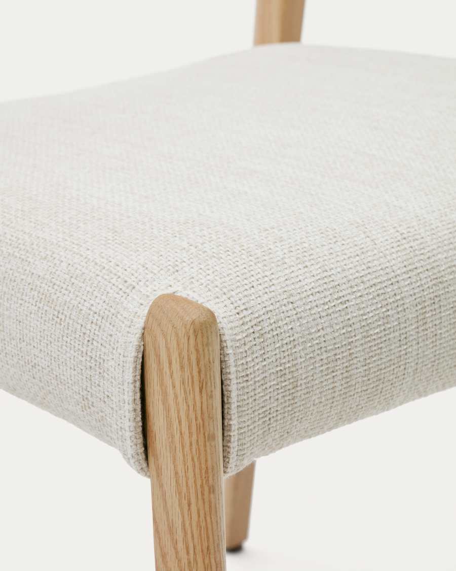 Cover for the Cudia chair in beige chenille