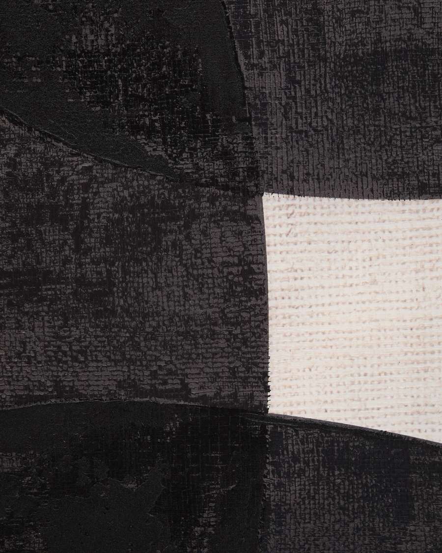 Tonol, brown abstract canvas, 180 x 140 cm