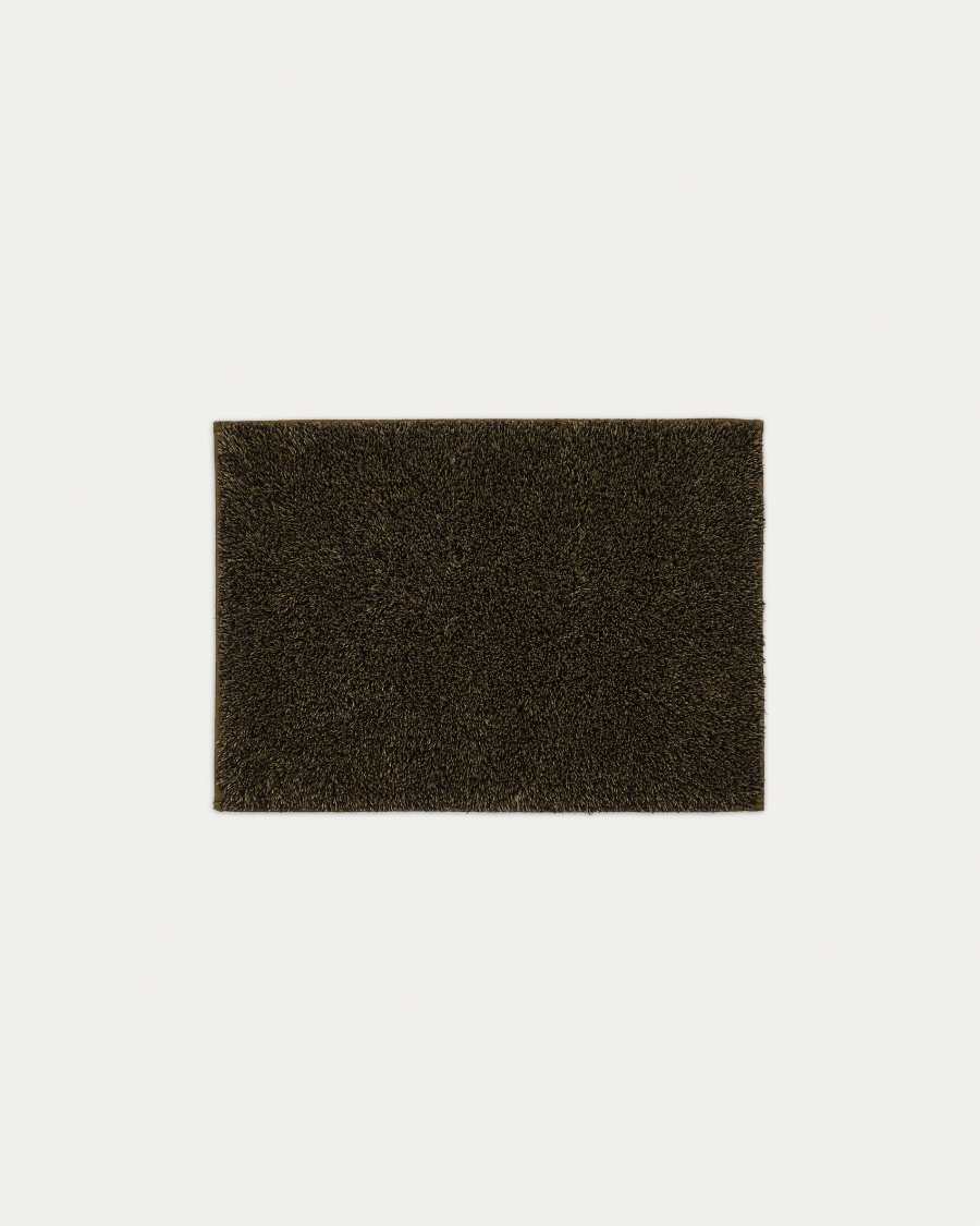 Badmat Coper van groen katoen 50 x 70 cm