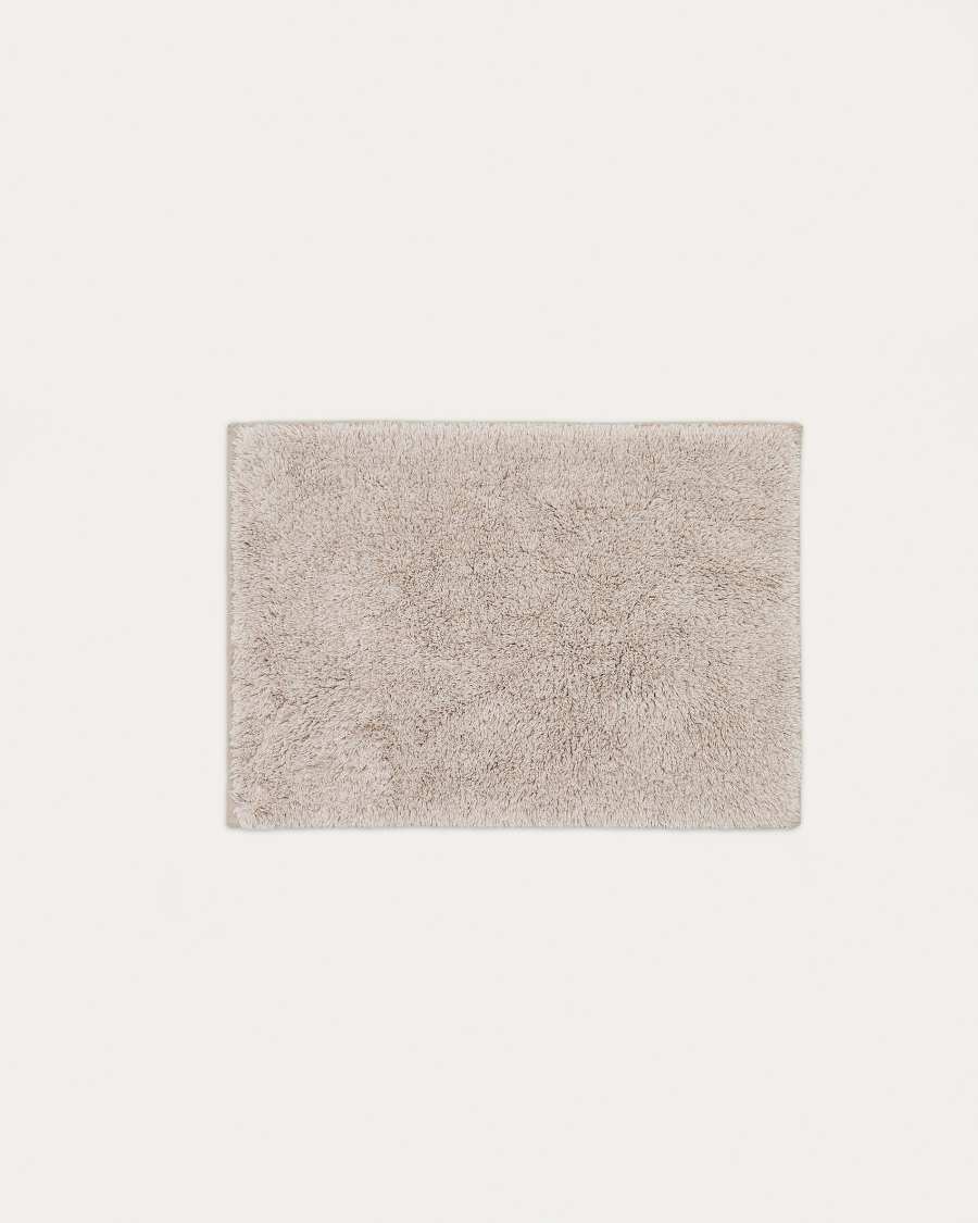 Coper beige cotton bathmat, 50 x 70 cm