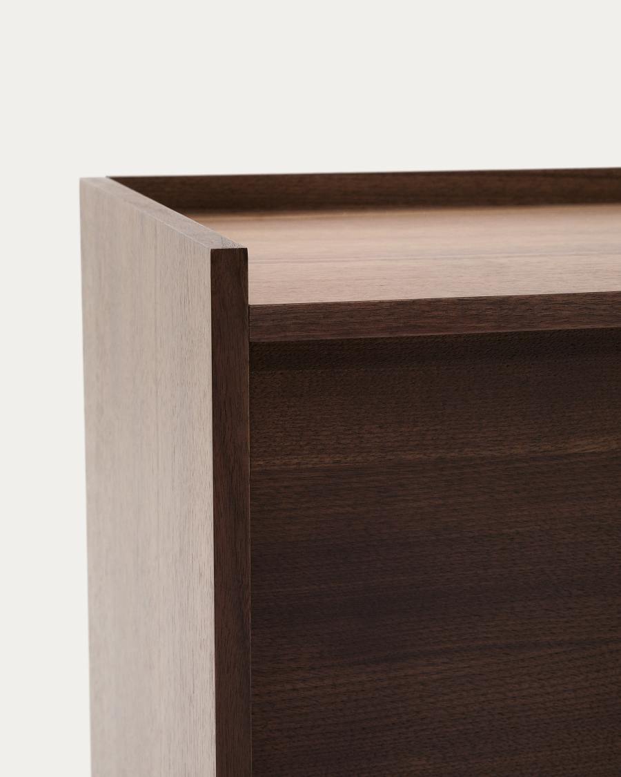 Onix sideboard with a walnut veneer in a dark finish, 200 x 80 cm FSC Mix Credit
