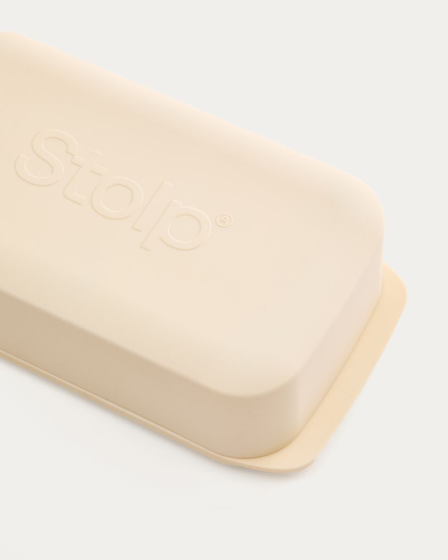 Faraday-Box für Mobiltelefone in Kollaboration mit Stolp® x KonMari sandfarben