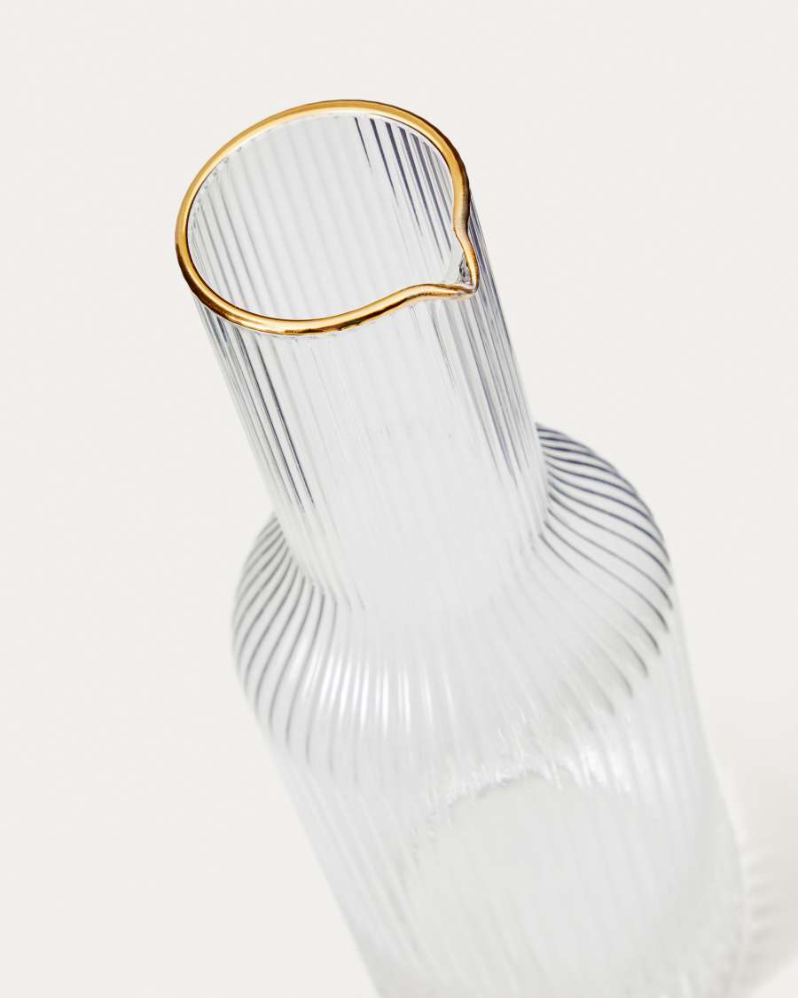 Ayan transparent glass jug, 115 cl