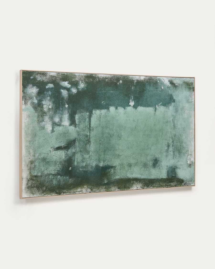 Selnar green abstract picture, 202 x 122 cm