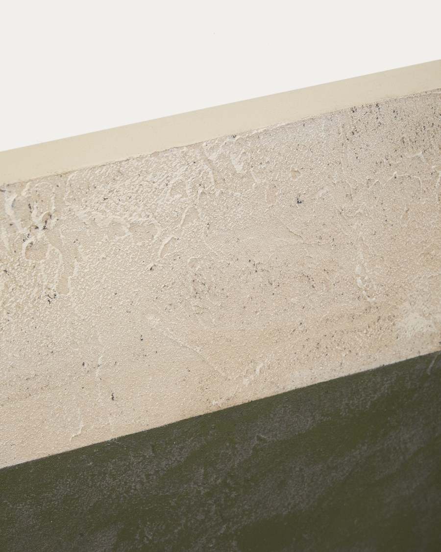 Abstrakcyjne płótno Fida zielone 118 x 94 cm