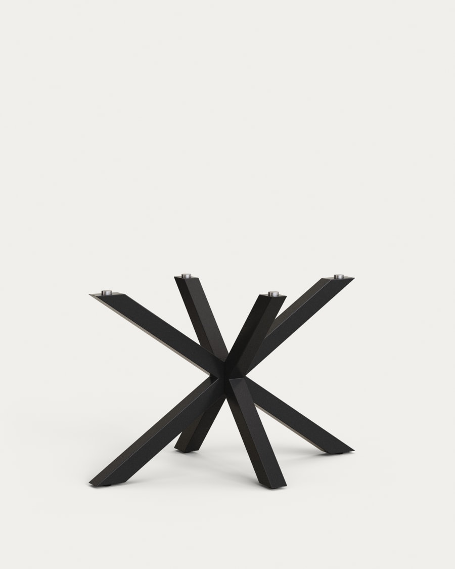 Tischbeine Argo schwarz für rechteckige und ovale Tischplatte