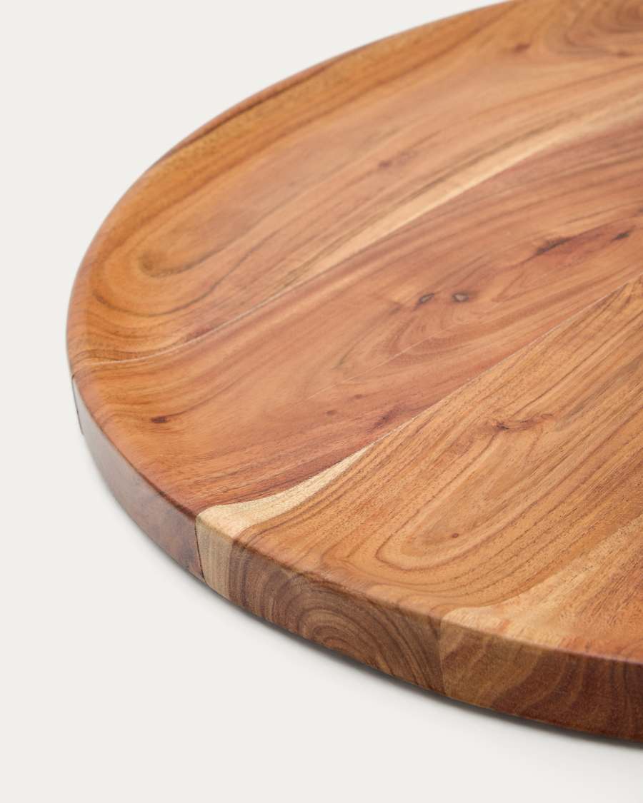Eitene large round serving board made of acacia wood FSC 100%