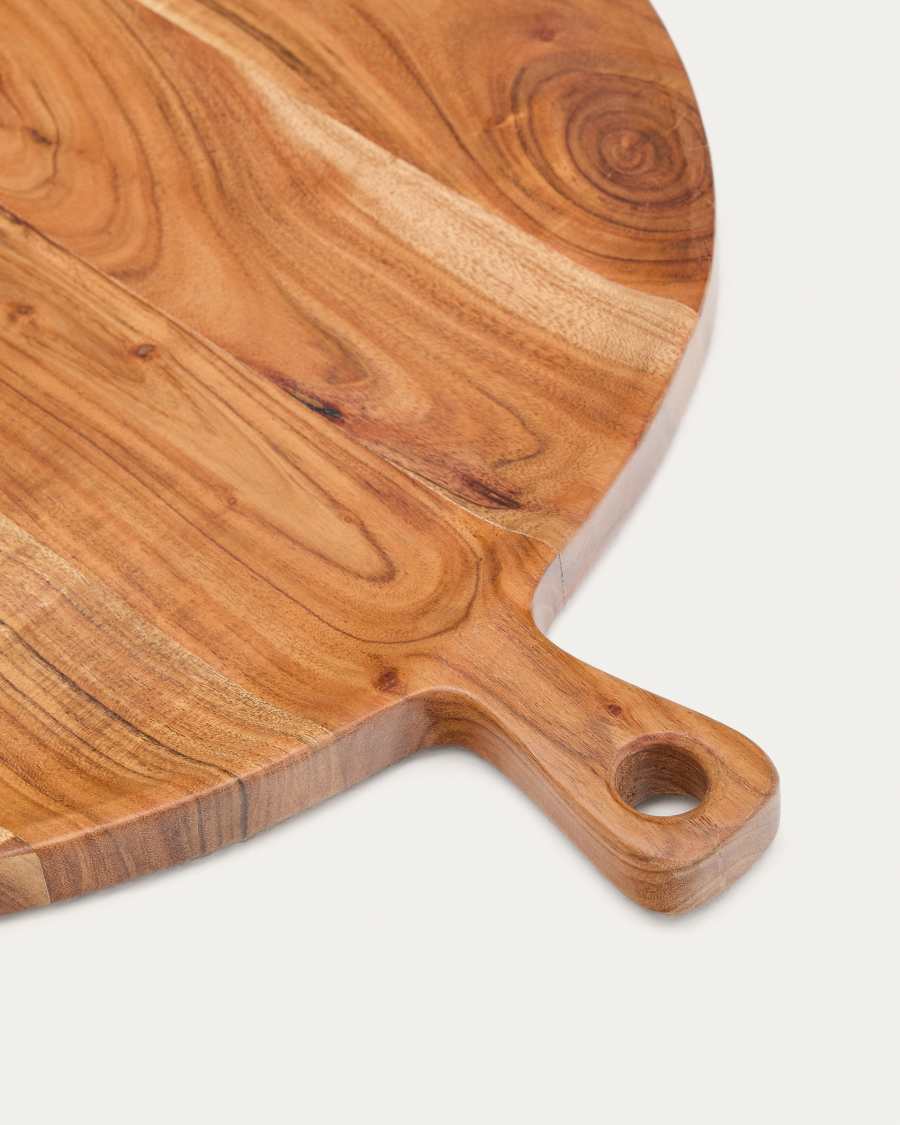 Eitene large round serving board made of acacia wood FSC 100%