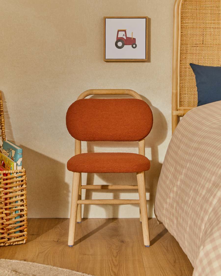 Pecky picture of a tractor, 20 x 20 cm