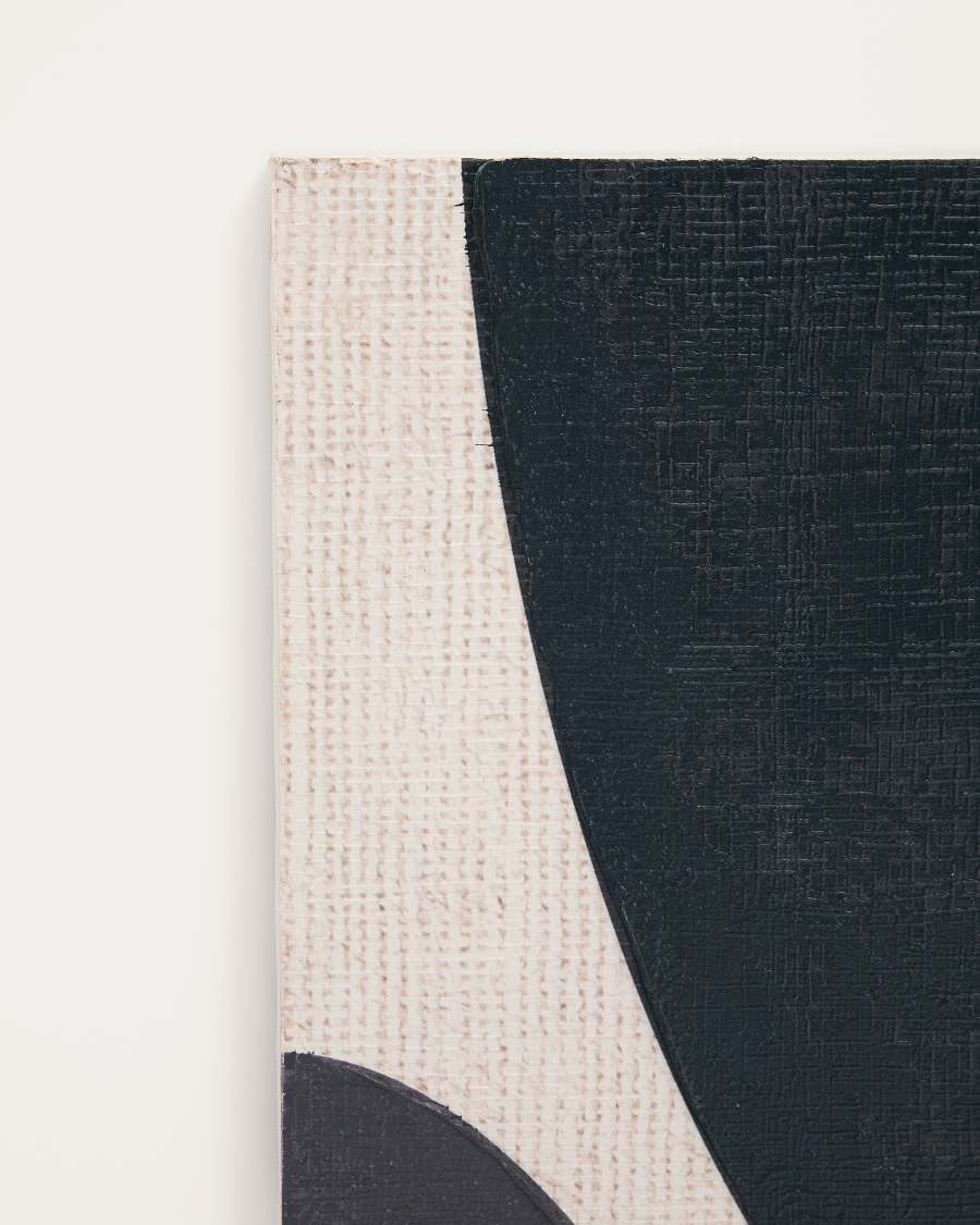 Tela astratta Nemsa blu e verde 100 x 80 cm