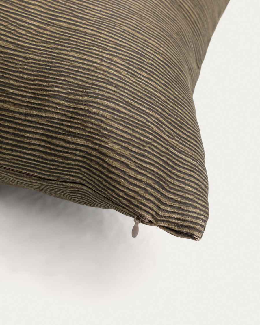 Mirca green textured cushion cover, 45 x 45 cm