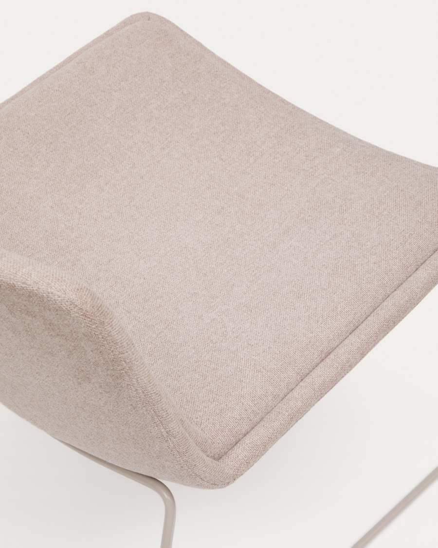 Sessel Zahara beige Stahl mit beigefarbenem Finish FSC 100%