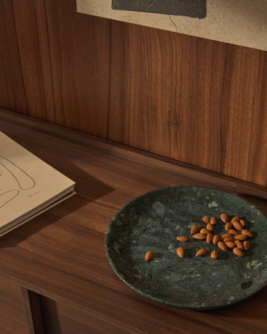 Vassoio grande Ecin in marmo verde