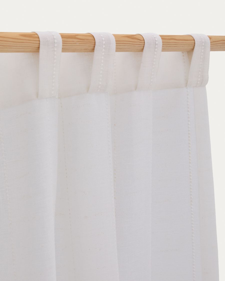 Tenda Gilma con dettaglio ricamato con puntini 140 x 270 cm