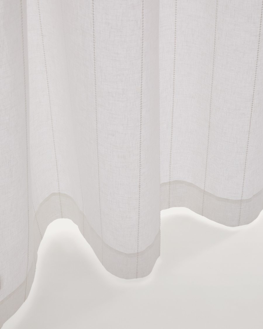 Tenda Gilma con dettaglio ricamato con puntini 140 x 270 cm