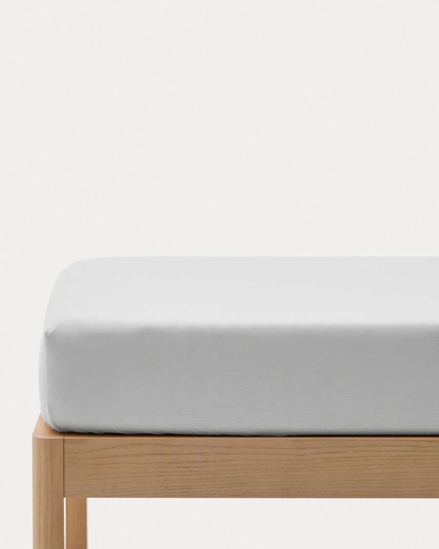 Llençol de sota Fleno 100% cotó per a llit i bressol evolutiu 70 x 140 cm