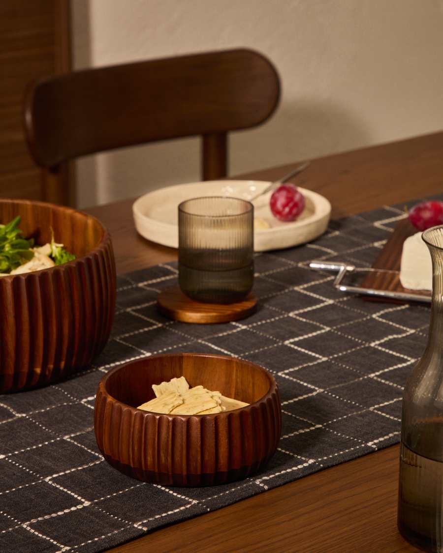 Rommu small bowl made of acacia wood FSC 100%