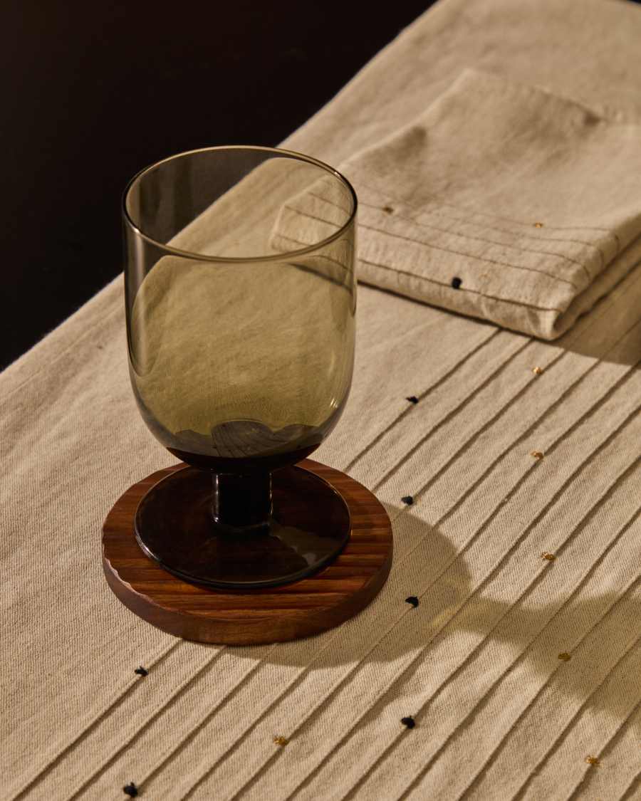 Sauky green wine glass, 32 cl