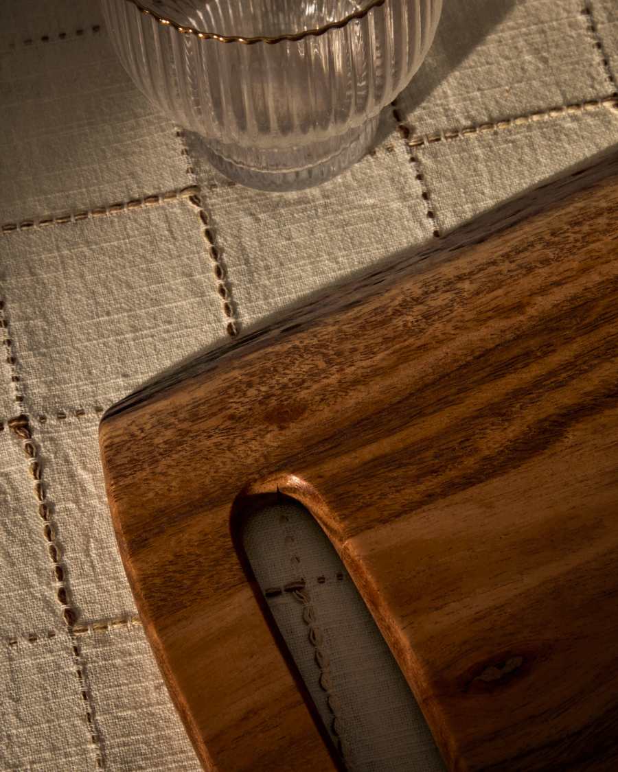 Großes Servierbrett Zeun aus Akazienholz FSC 100%