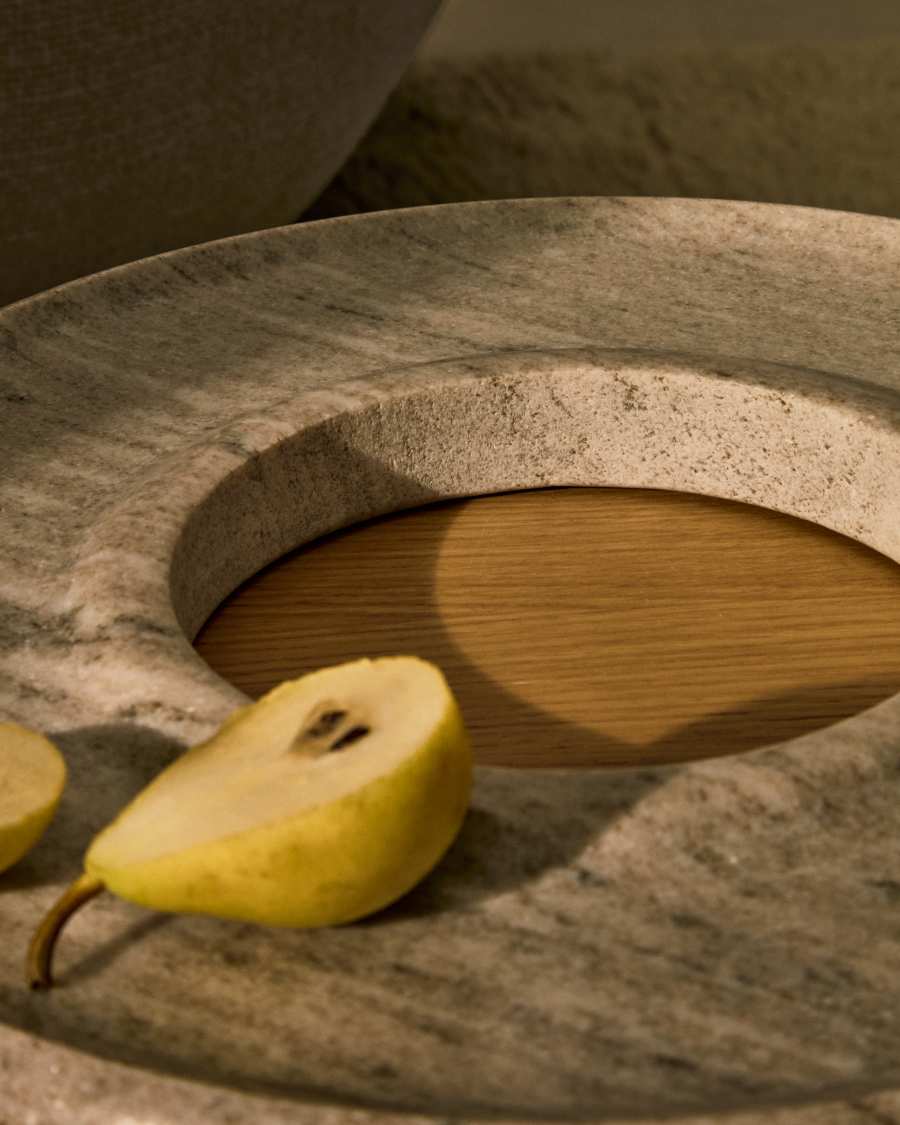 Tagliere in marmo beige Morel