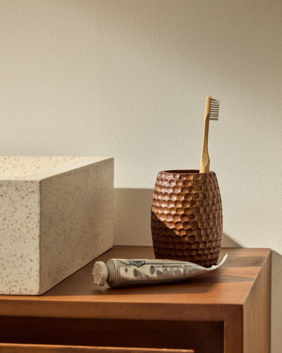 Fraz acacia wood toothbrush holder FSC 100%