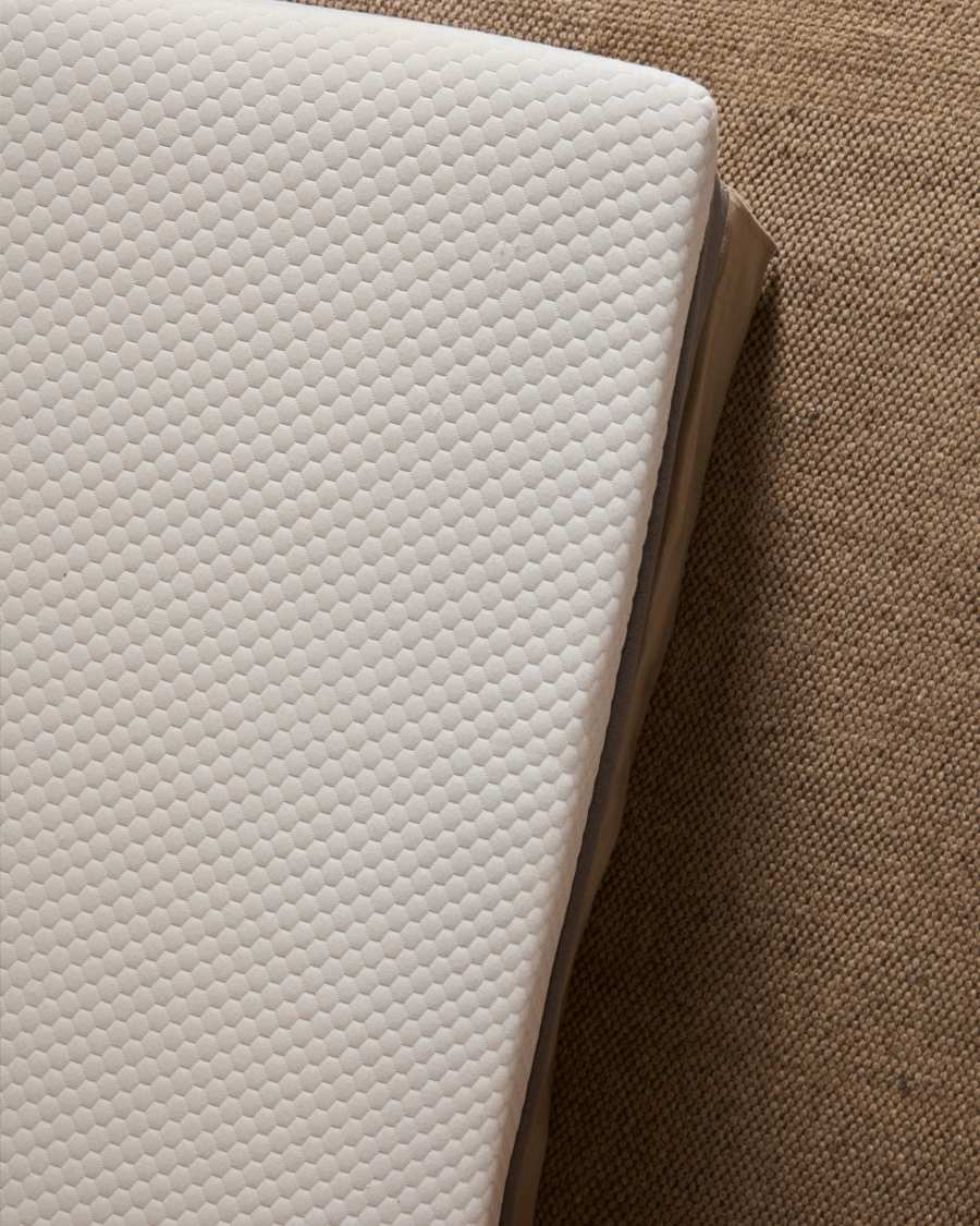 Eva viscoelastic mattress with removable cover 90 x 190 cm