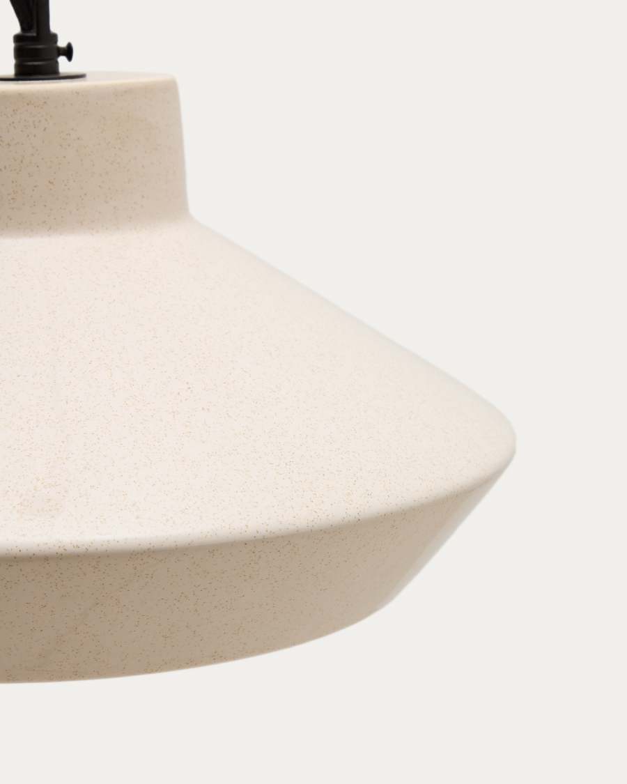 Portol beige ceramic ceiling lamp