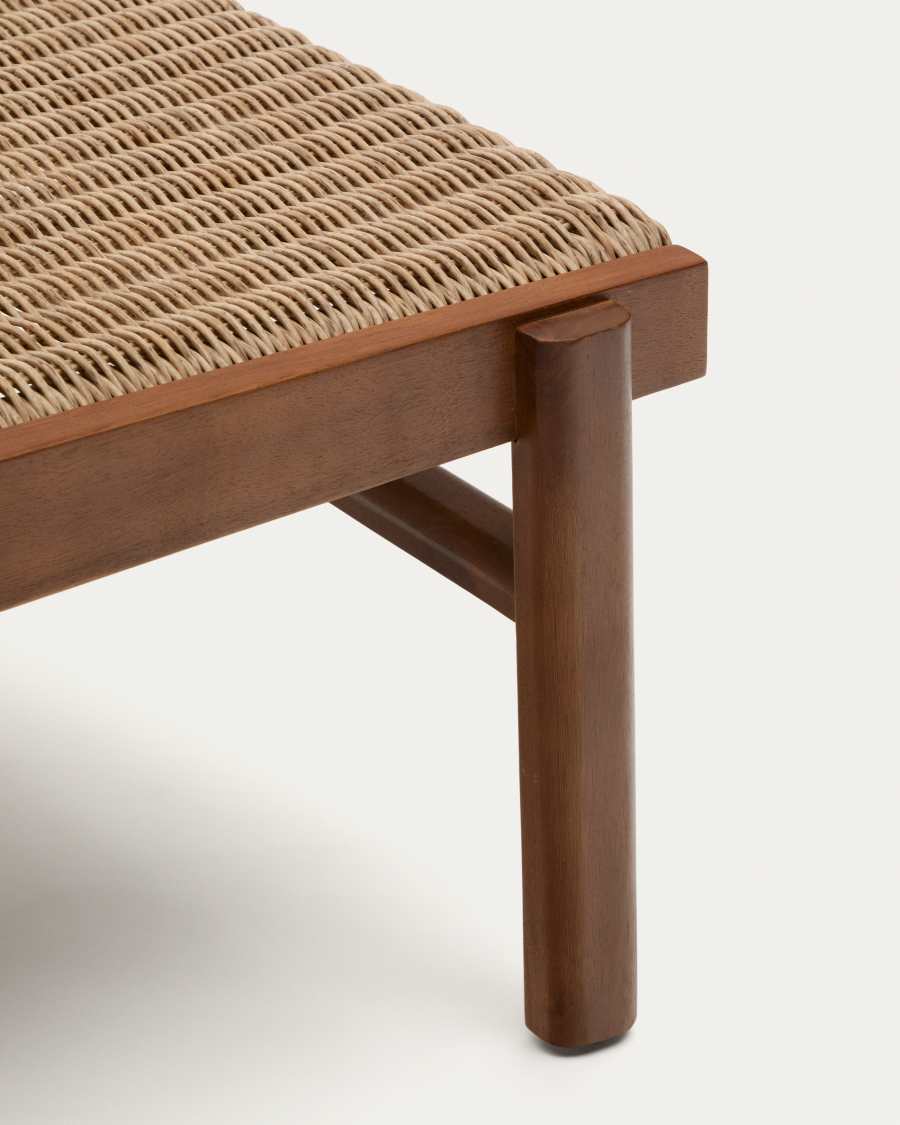 Itani armchair in FSC 100% solid acacia wood and synthetic rattan