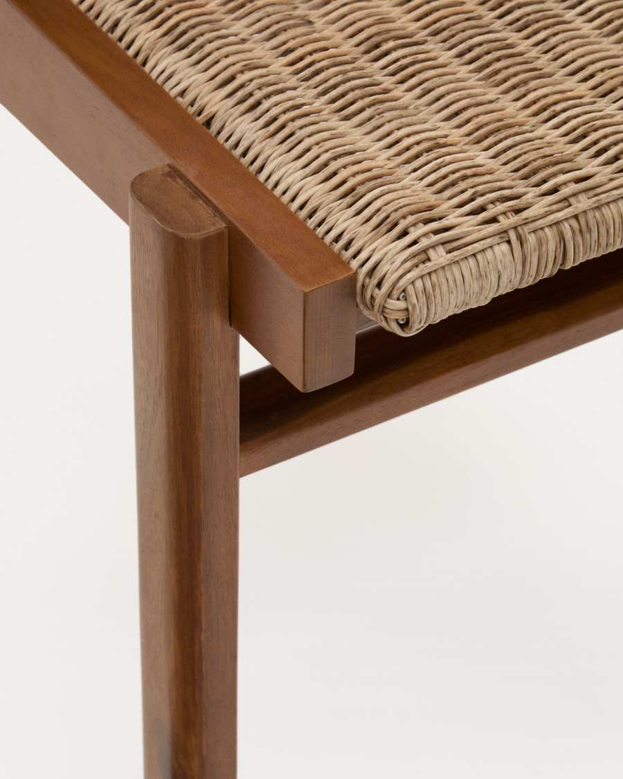 Itani chair in FSC 100% solid acacia wood and synthetic rattan