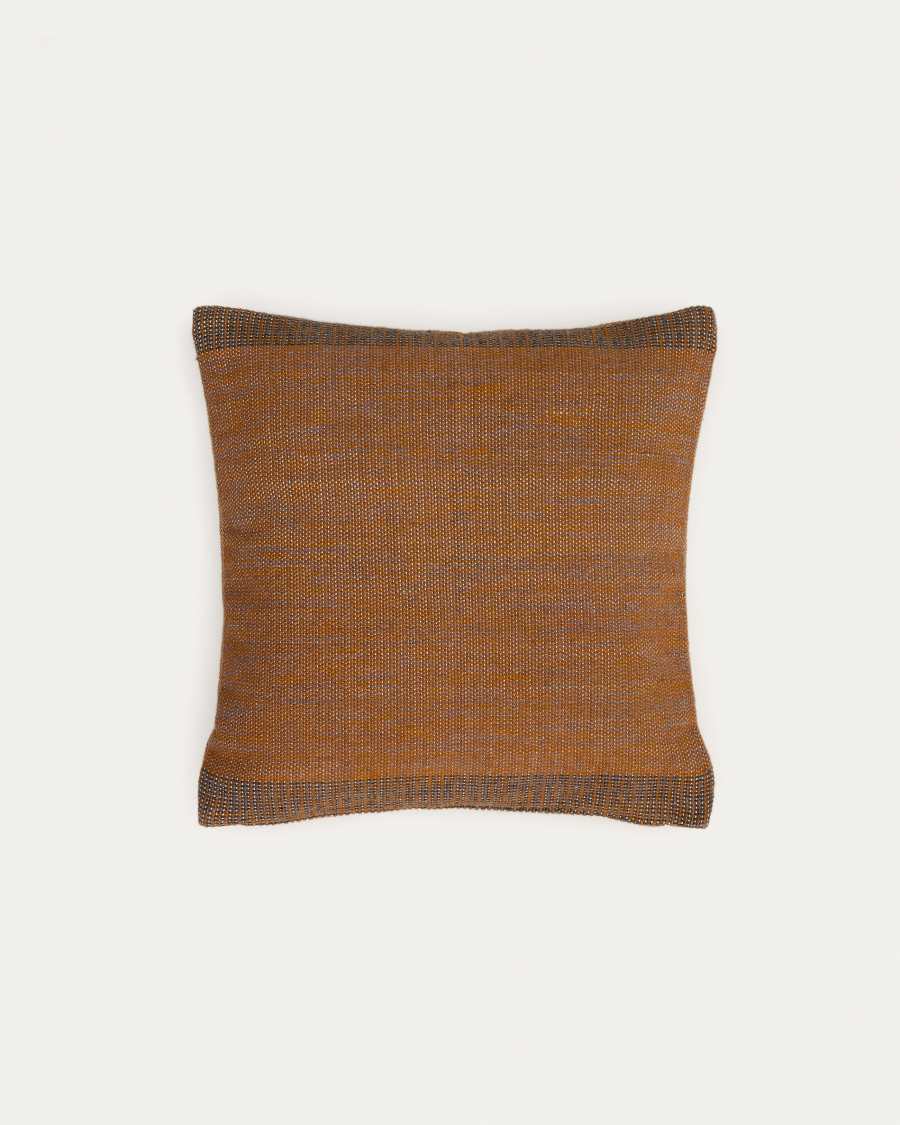 Cushion cover Delnar 100% PET light orange 45 x 45 cm