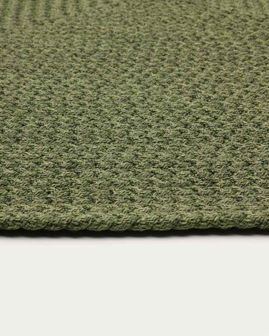 Rug Despas in synthetic fibers green 160 x 230 cm