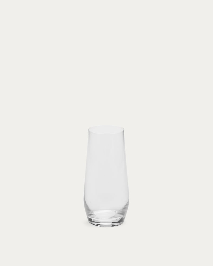 Kiro tall transparent glass cup, 55 cl