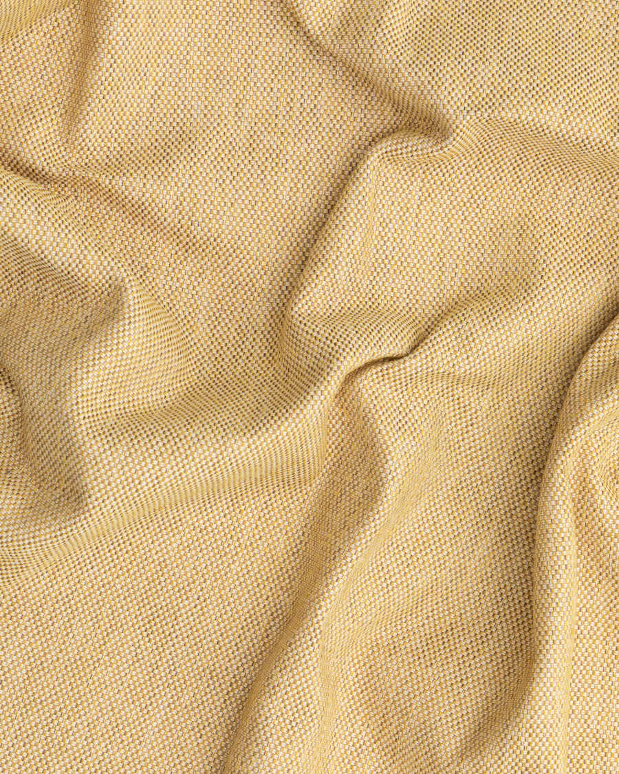 Volcan Mustard Fabric Swatch 10 x 15 cm