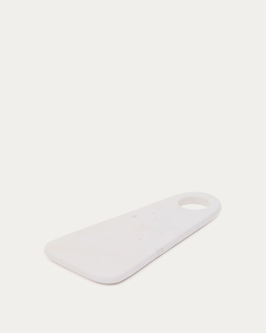 Tagliere da portata Zera in marmo bianco