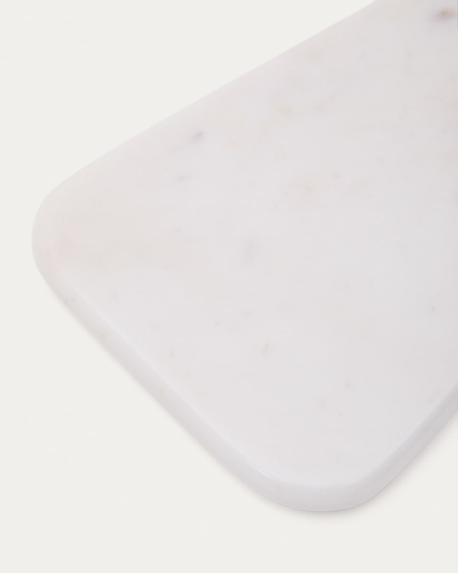Tagliere da portata Zera in marmo bianco