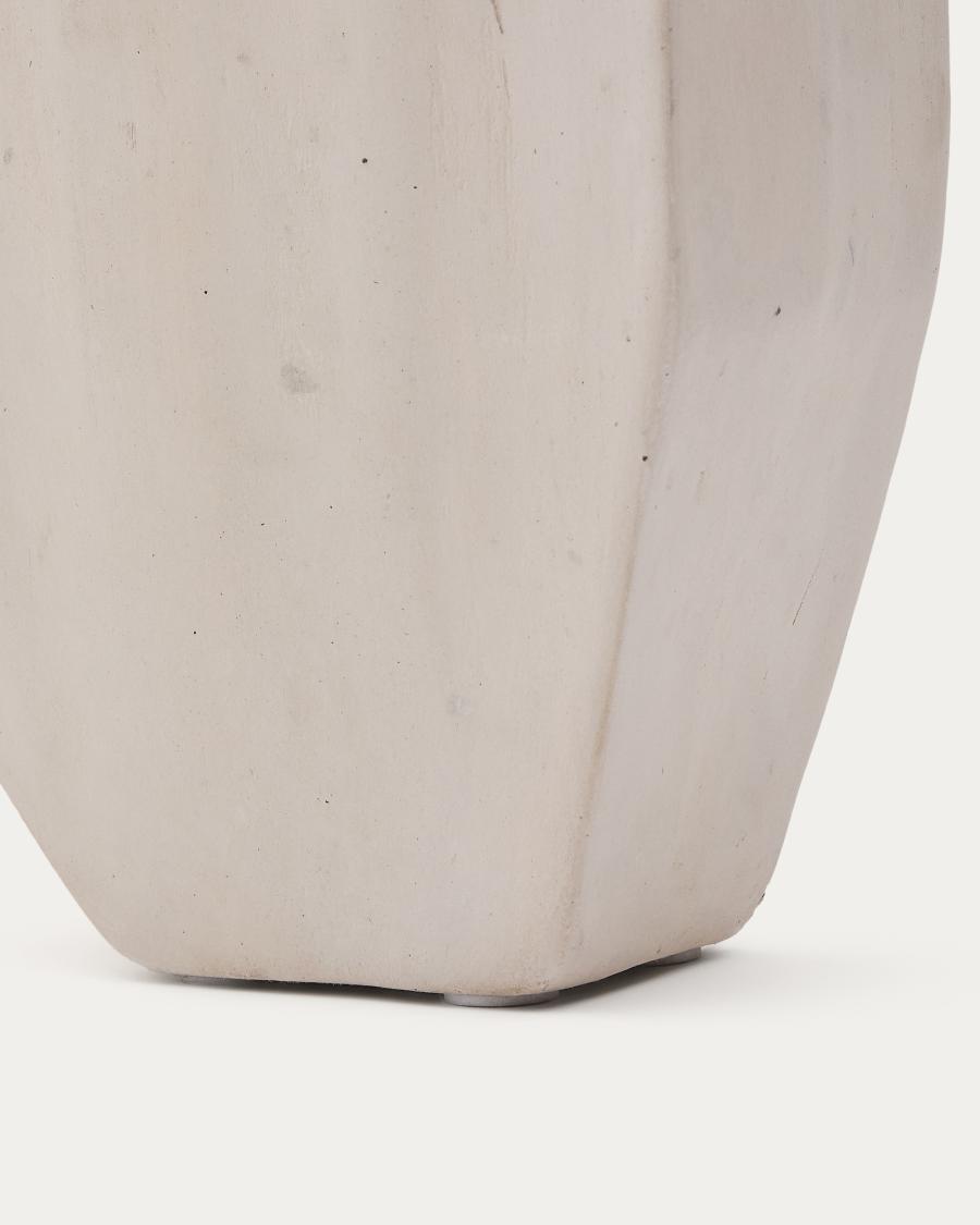 Vaso in cartapesta grigio Lahara 32 cm