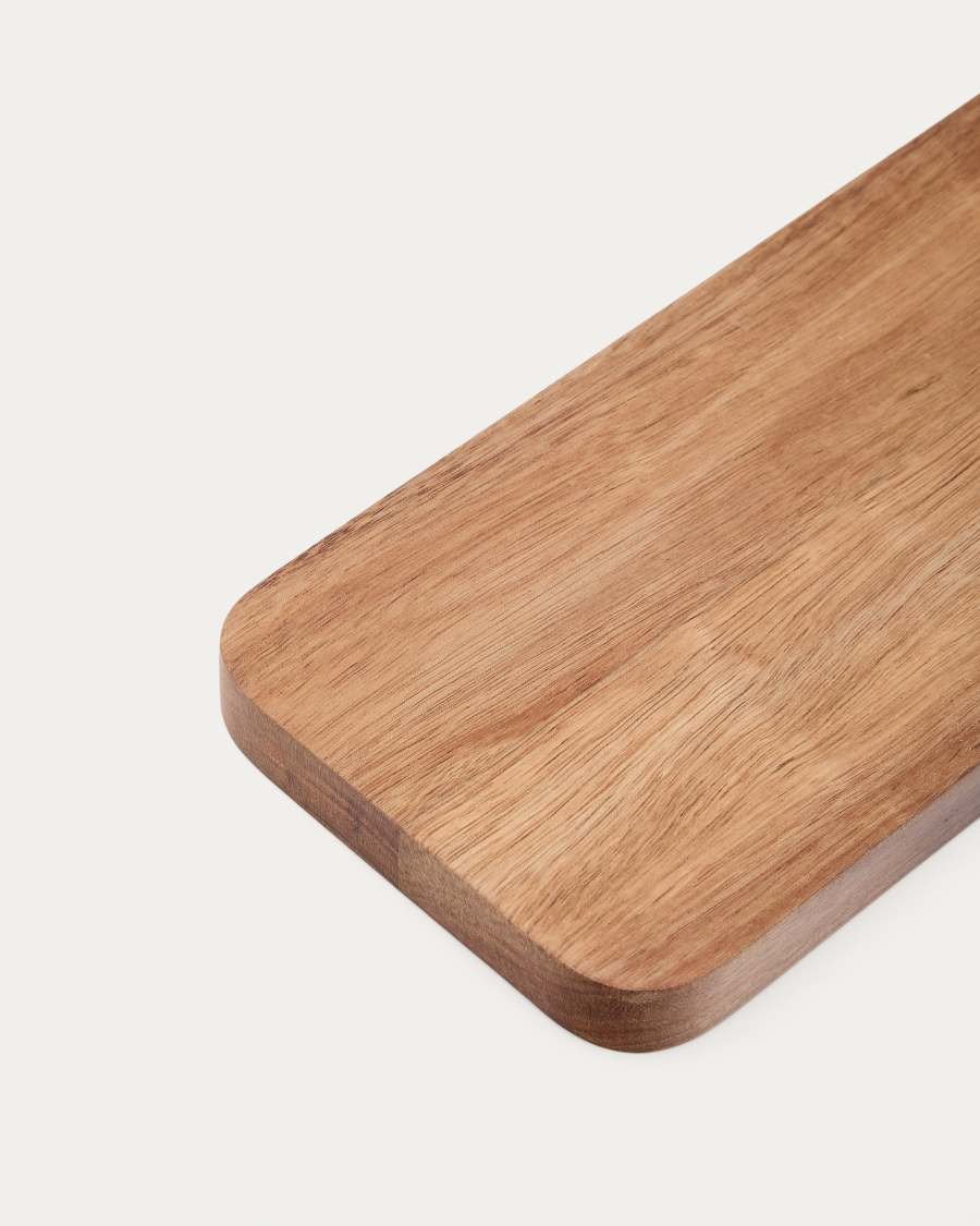 Zairin serving board in FSC 100% acacia wood and lilac metal