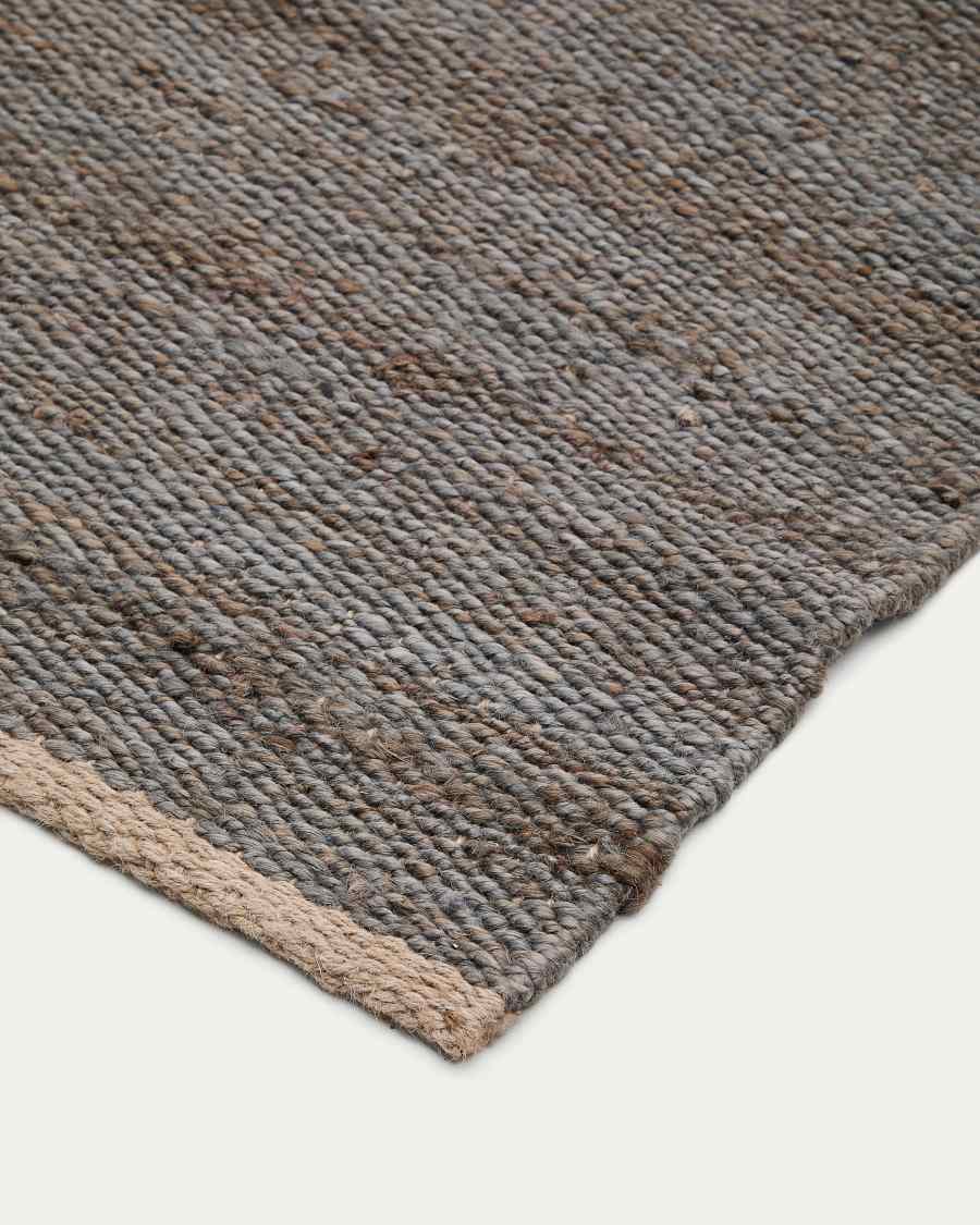 Teron multicoloured jute rug 200 x 300cm