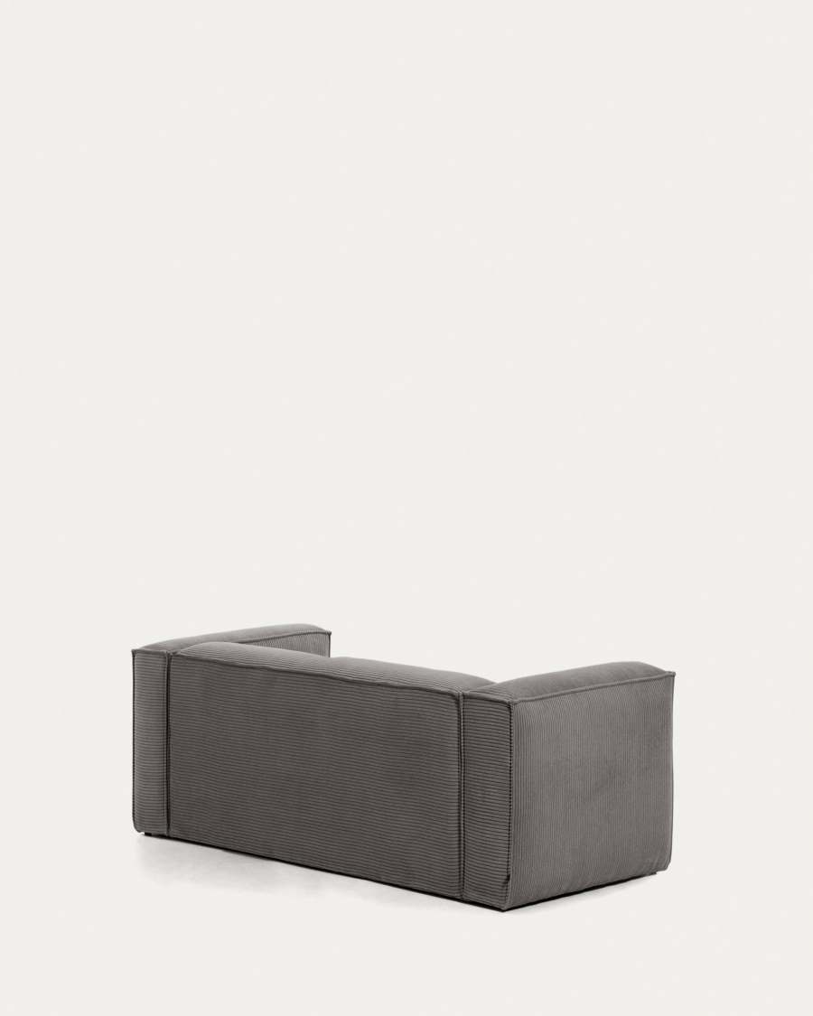 Blok 2-seater sofa thick grey corduroy 210 cm