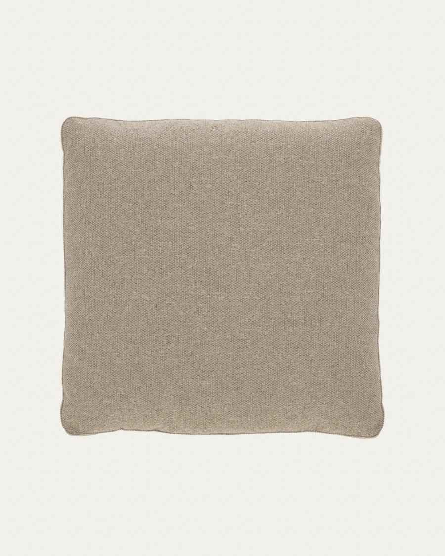 Blok cushion beige chenille 60 x 60 cm