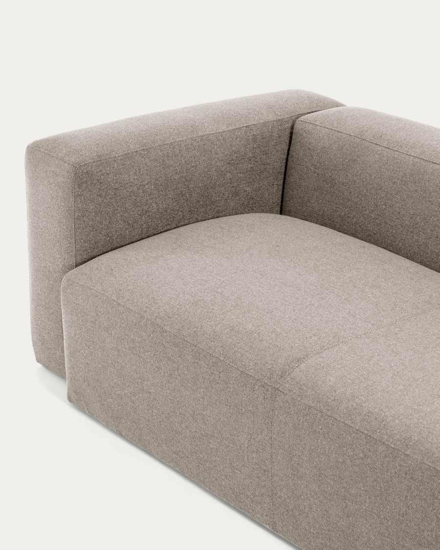 Blok 4-seater corner sofa beige chenille 320 x 230 cm / 320 x 230 cm