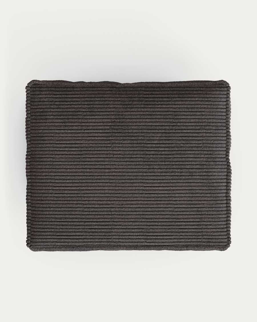 Blok cushion thick grey corduroy 50 x 60 cm