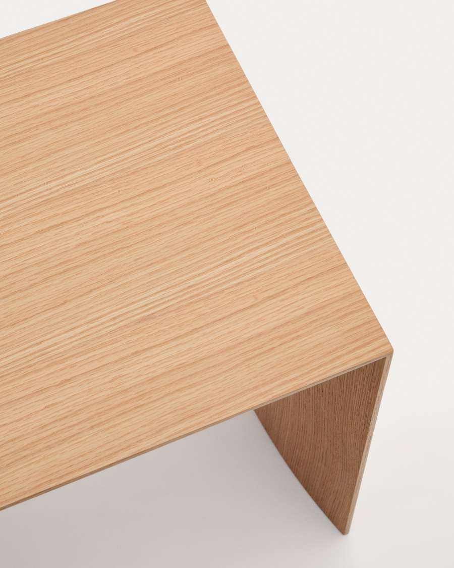 Koffietafel Litto van natuurlijk afgewerkt eikenfineer FSC Mix Credit 90 x 45 cm