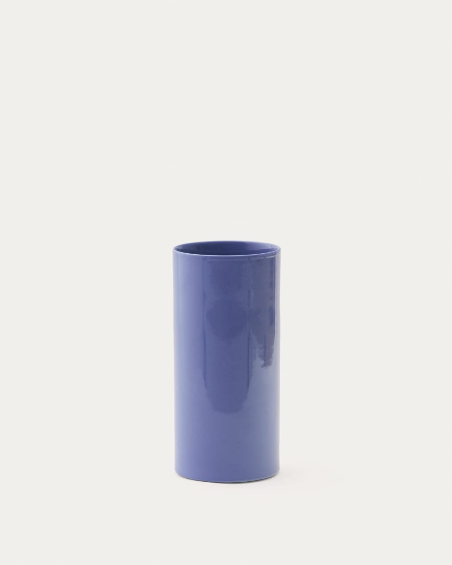 Vase Elova en céramique violette 30 cm