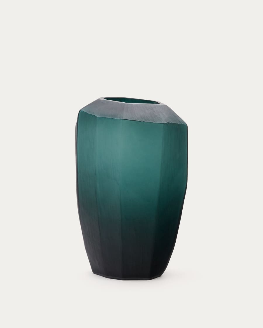 Geonix green glass vase 45,5cm