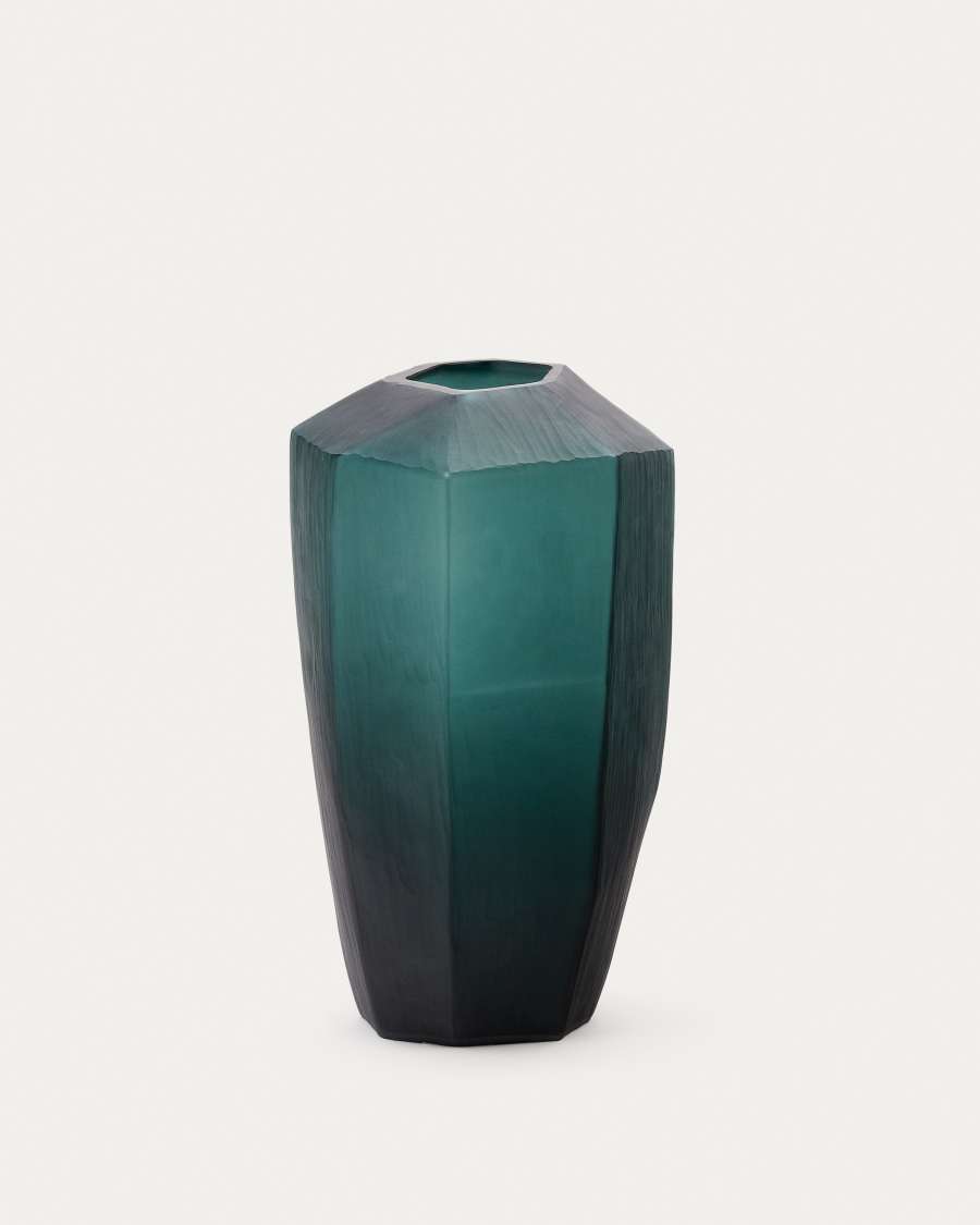 Geonix green glass vase 45,5cm