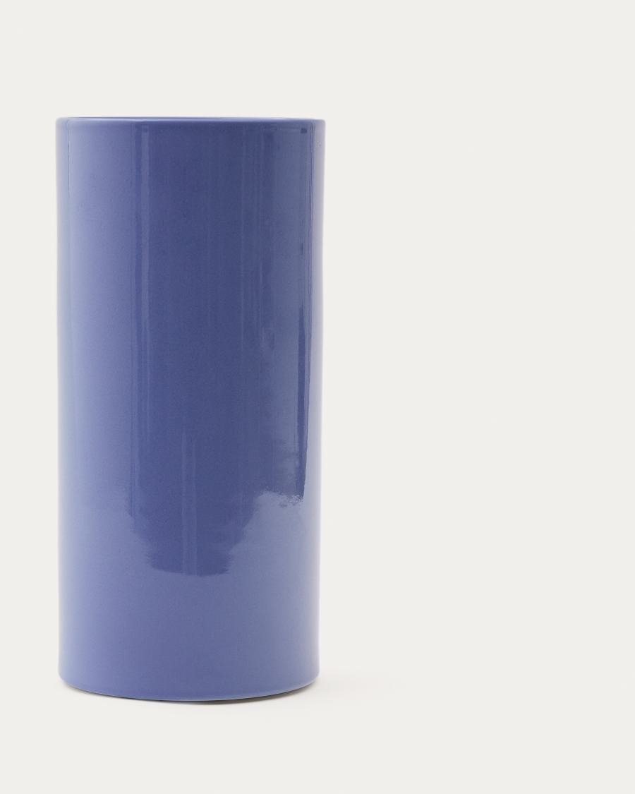 Vase Elova en céramique violette 30 cm