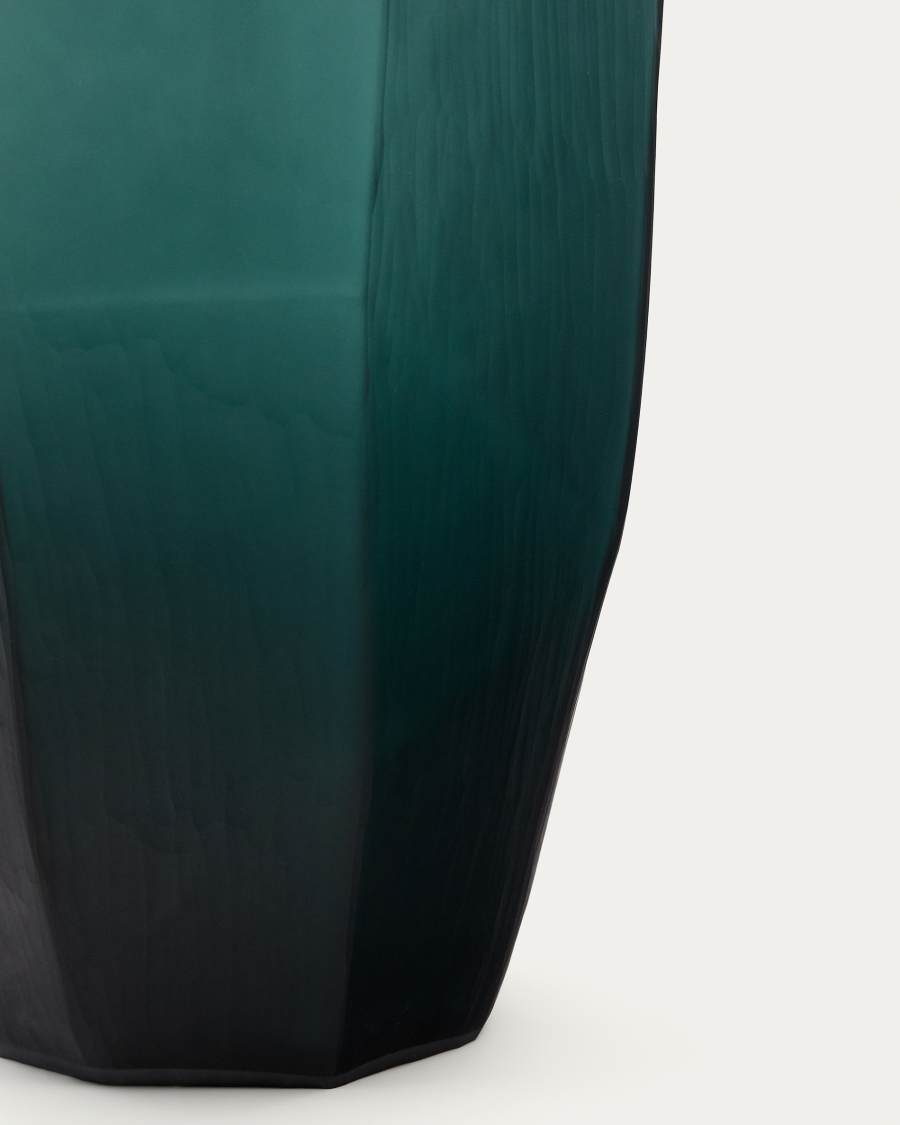 Geonix green glass vase 45,5cm