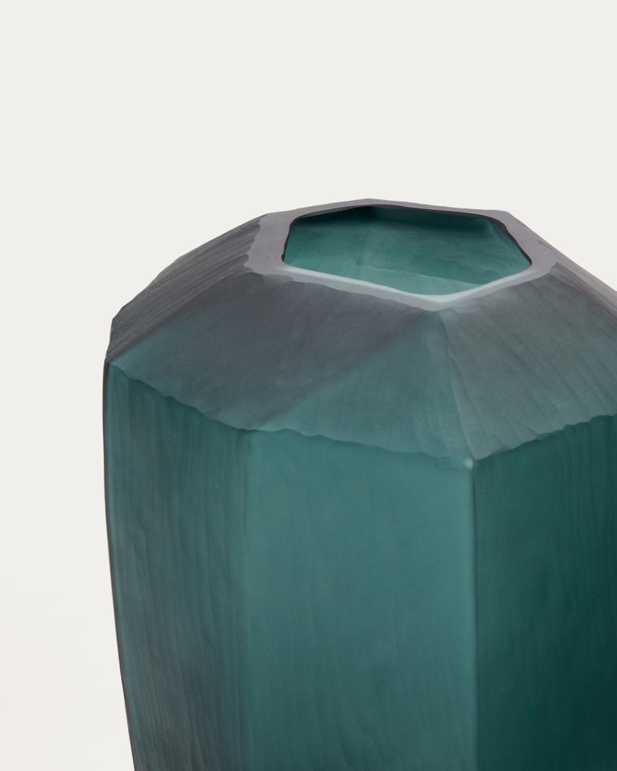 Geonix green glass vase 45,5cm
